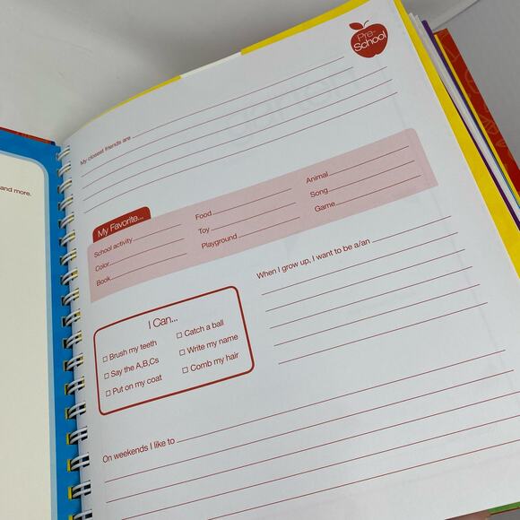 School years record book Preschool through 12 grade memory keeping - Picture 4 of 10